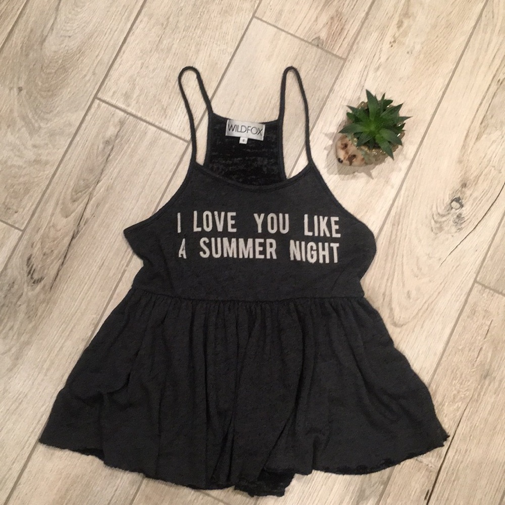 Wild Fox, “I Love You Like A Summer Night” top!